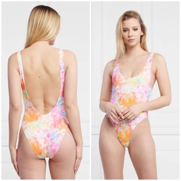 New GUESS Multicolor Swimsuit SZ XS - Picture 1 of 7